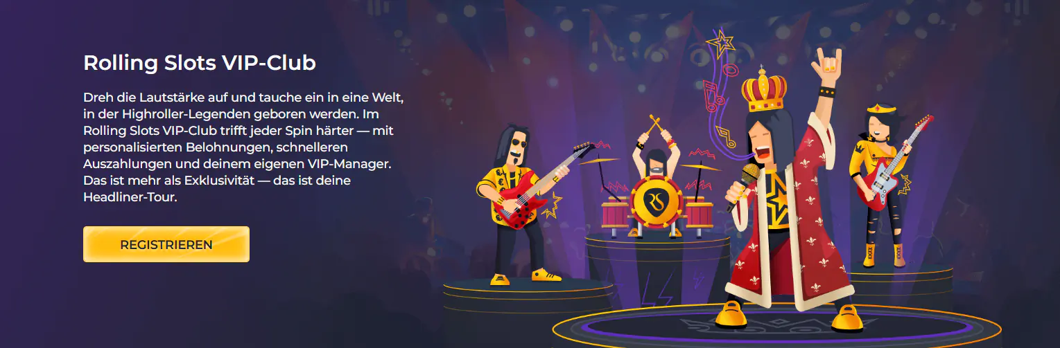 VIP-Programm im Rolling Slots Casino